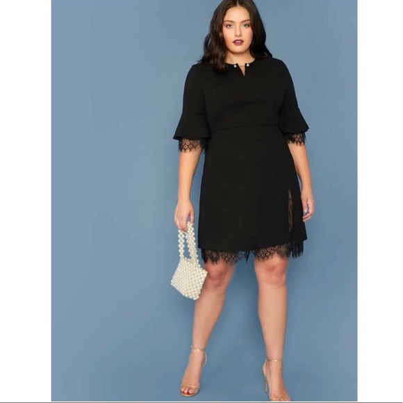 Lace Trim Dress - Picture 5 of 5